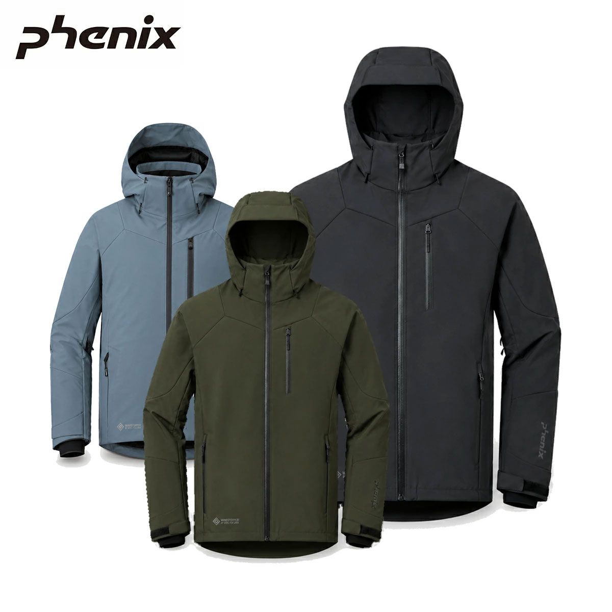 【早期取っておく】Phenix アリゾナ州の州都 スキーの板お召しもの アウター 上衣 メンズ ＜2027＞PSM26OT39Z / WINDSTOPPER JACKET