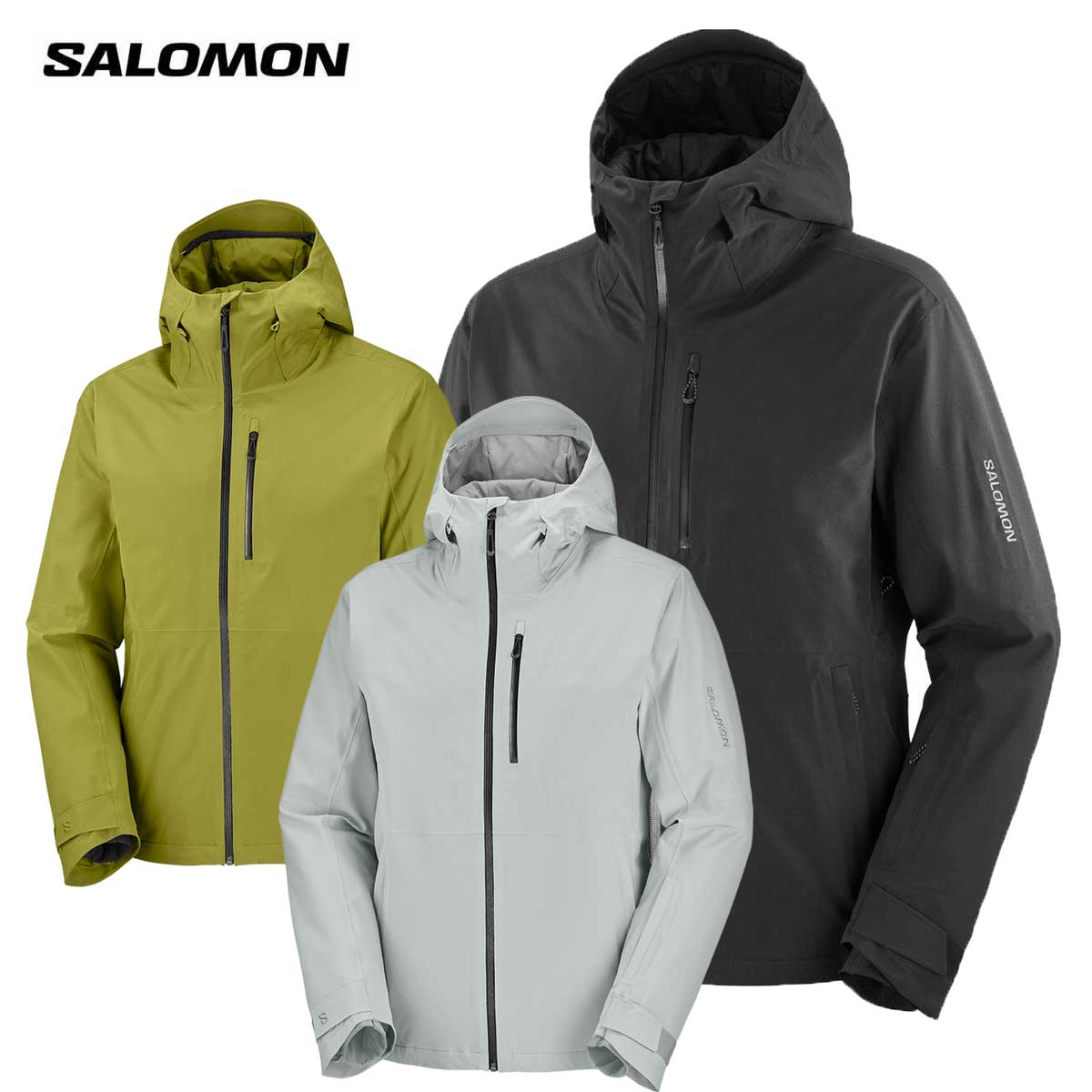 【早期取って置く】SALOMON サロモン スキーの板御召しもの 上衣 メンズ ＜2027＞HIGHLAND JACKET M / LC2353200 / LC2933400 / LC2933600
