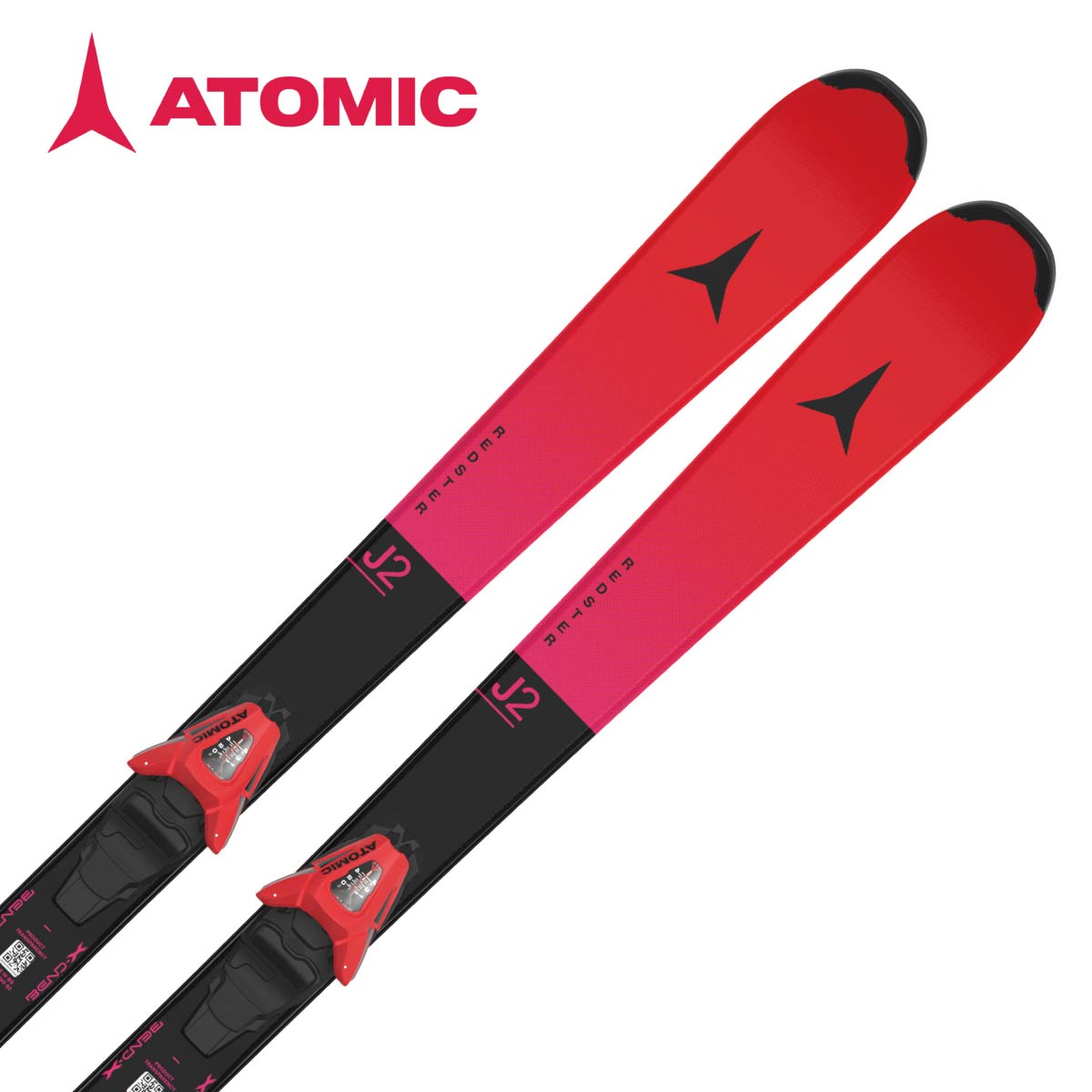 【早期取っておく】ATOMIC アトミック スキーの板板 キッズ お坊っちゃん ＜2027＞REDSTER J2 130-150 / AASS03642+ C 5 GW ビンディング 仕掛ける 初っ切り無料 【グリップウォーク相応う】
