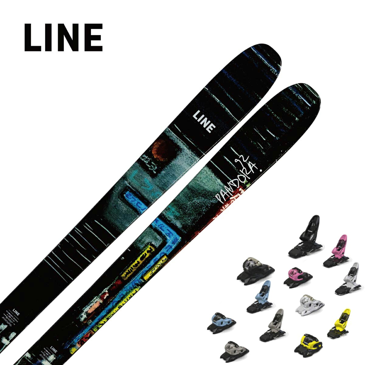 LINE ライン スキー板 メンズ レディース＜2027＞PANDORA 92 / LN26176500 + ＜27＞SQUIRE 11 ビンディング セット 取付無料｜スキー用品通販　スノーファミリー
