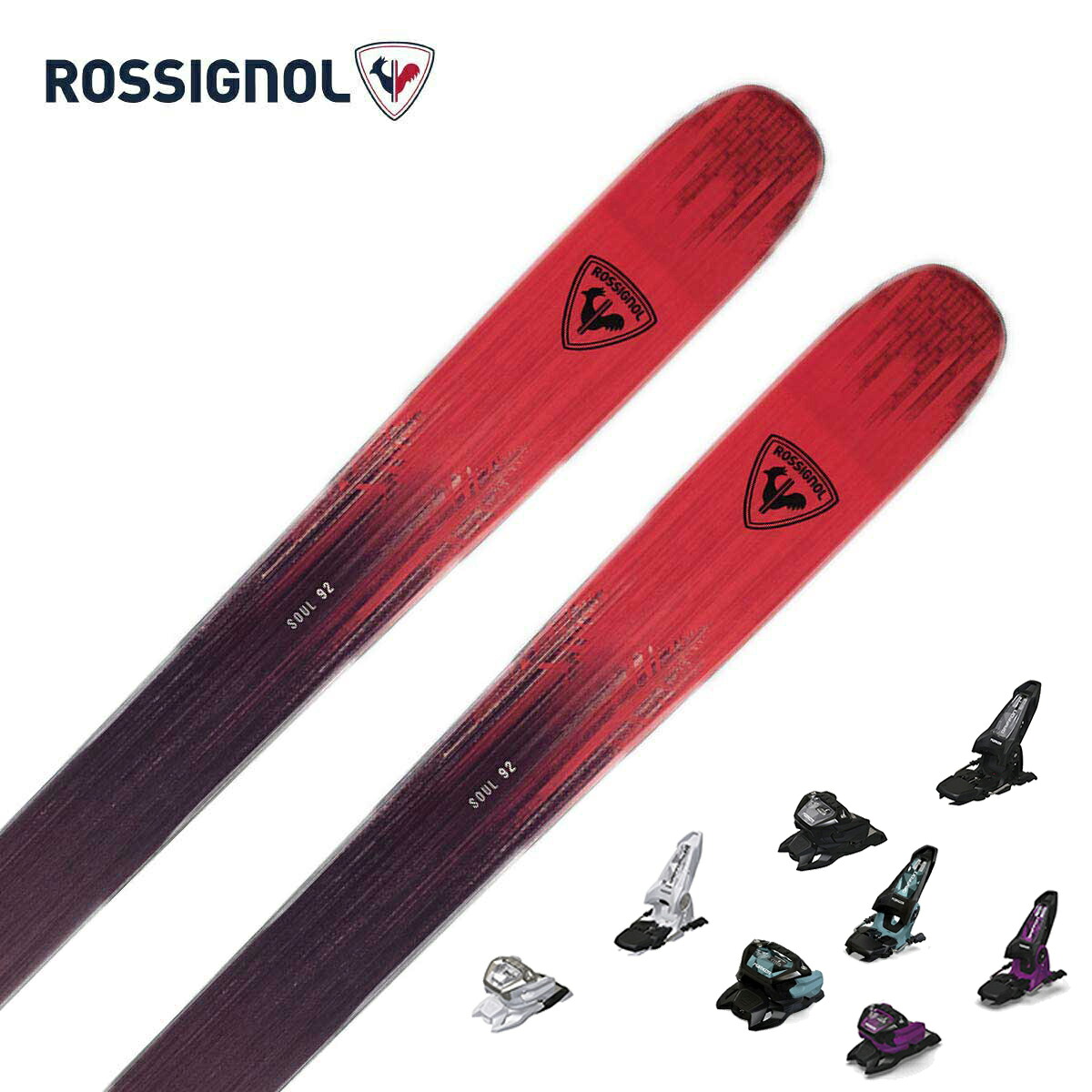 ROSSIGNOL ロシニョール スキー板 メンズ レディース＜2027＞SOUL 92 / [RAPMY01] + ＜26＞GRIFFON 13 GW ビンディング セット 取付無料 【グリップウォーク対応】｜スキー用品通販　スノーファミリー