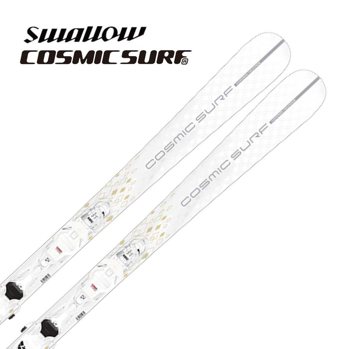 SWALLOW スワロー COSMIC SURF コスミックサーフ スキー板 レディース ＜2027＞ KIARA ADVANCE / [PS-11] + XPRESS W10 B83 GW プレート/ビンディング セット 取付無料 グリップウォーク対応｜スキー用品通販　スノーファミリー