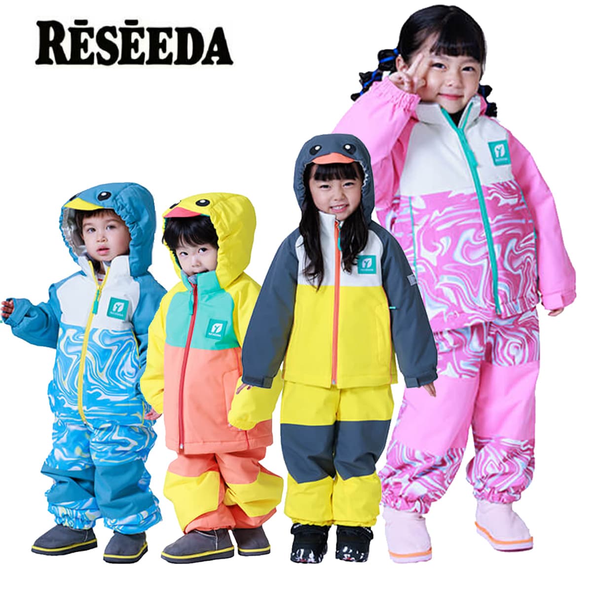 RESEEDA レセーダ スキーウェア 上下セット キッズ ジュニア<2026>RES58200 / TODDLER SUIT|スキー用品通販 スノーファミリー