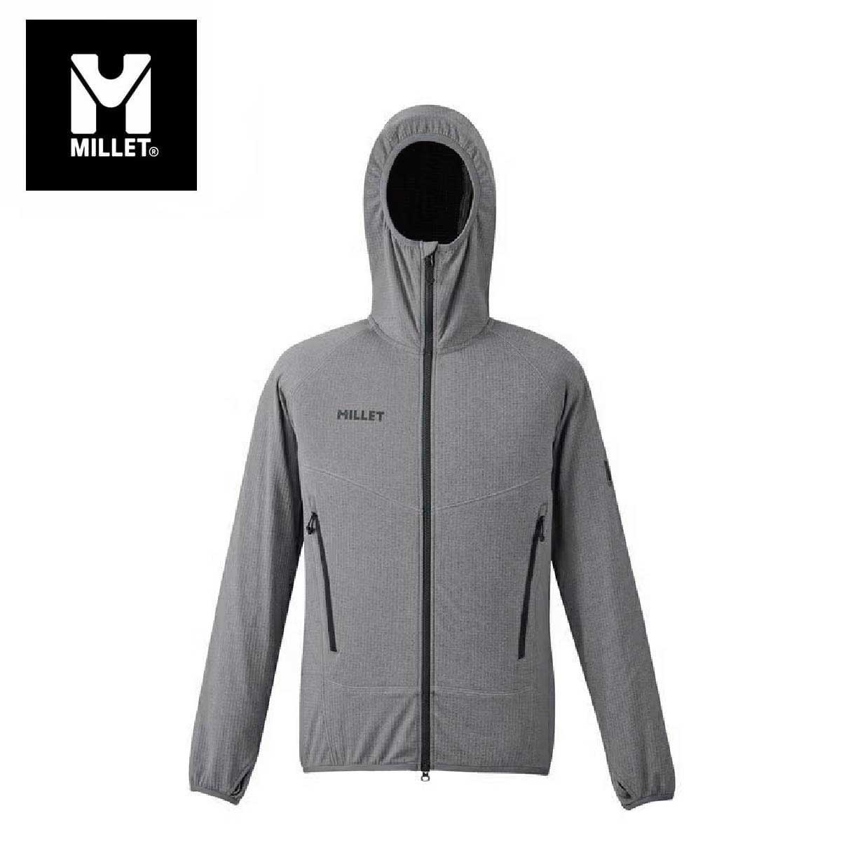 ミレー MILLET スキーウェア トップス メンズ <2026>MIV02040 / DRY GRID HOODIE M / ドライ グリッド フーディ|スキー用品通販 スノーファミリー