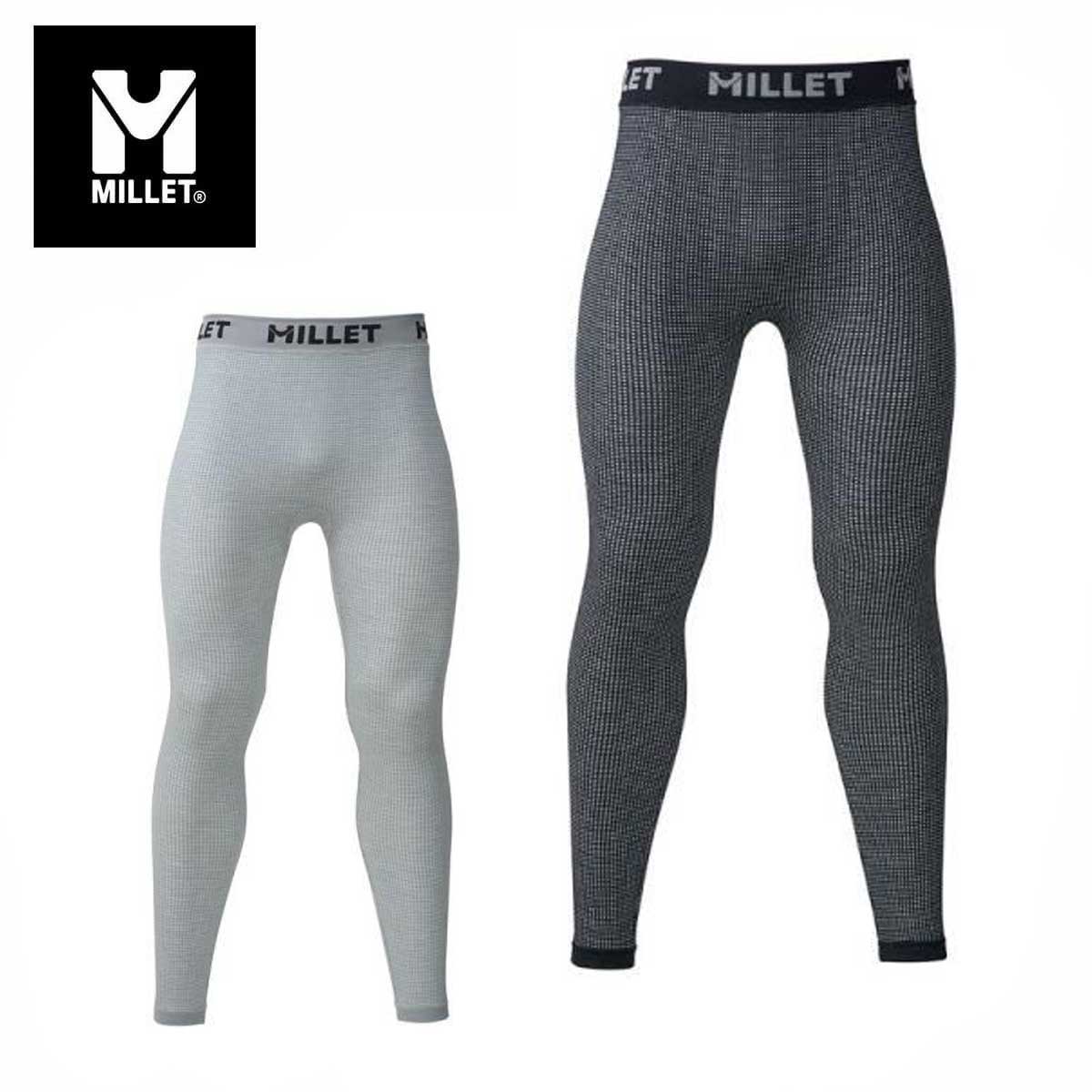 ミレー MILLET インナー メンズ <2026>MIV01976 / WAFFLE WOOL TIGHTS M / ワッフル ウール タイツ メンズ|スキー用品通販 スノーファミリー