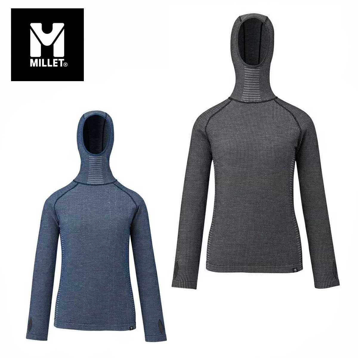 ミレー MILLET インナー レディース ＜2026＞MIV01914 / WAFFLE WOOL HD W / ワッフル ウール フーディ｜スキー用品通販　スノーファミリー