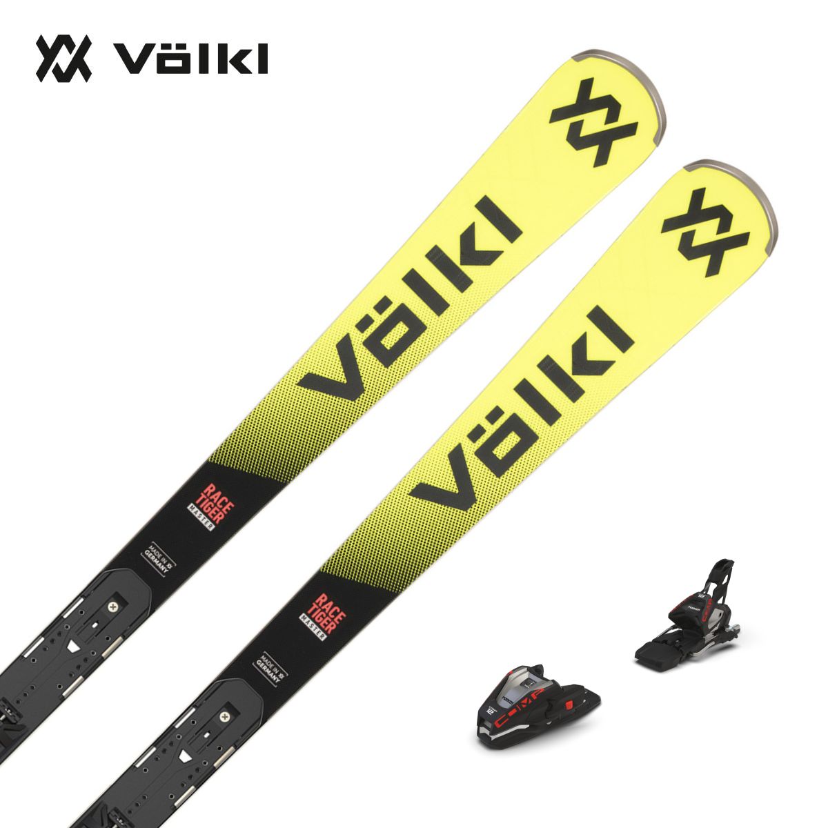 VOLKL フォルクル スキー板 メンズレディース＜2027＞RACETIGER SL MASTER WC-PLATE + COMP 12/V2610003.000/ビンディング セット 取付無料｜スキー用品通販　スノーファミリー