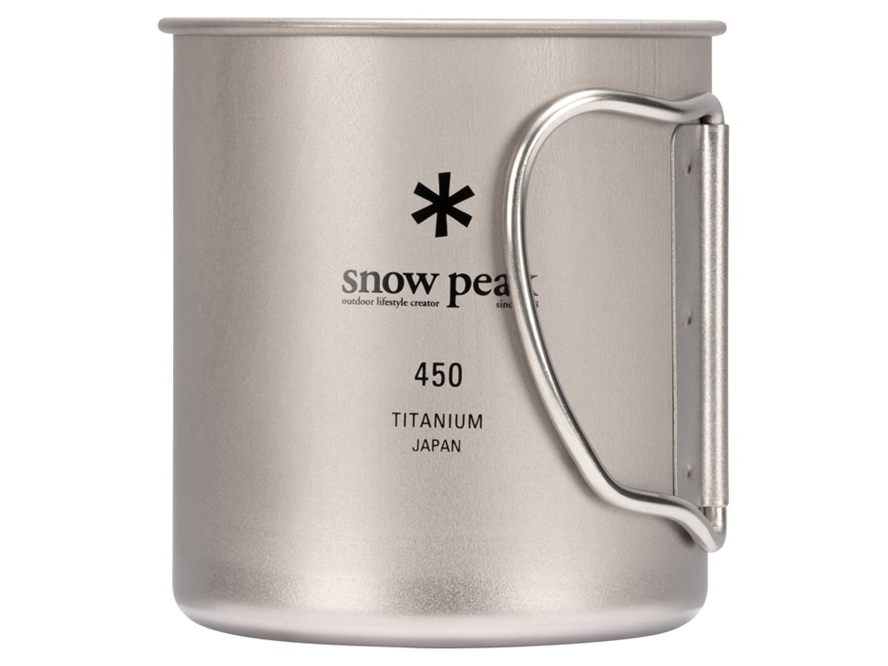 【スノーピーク 公式】【永久保証付】snowpeak チタンシングルマグ 450 MG-143 450ml コップ マグカップ 食器 温冷 チタン 製 折りたたみ ハンドル キャンプ アウトドア バーベキュー