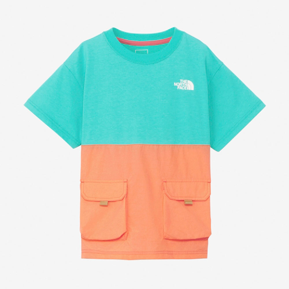 【メール便OK】THE NORTH FACE(ザ・ノース・フェイス) キッズ ジュニア キッズ アドベンチャーティー 半袖Tシャツ 子供用 トップス NTJ32433