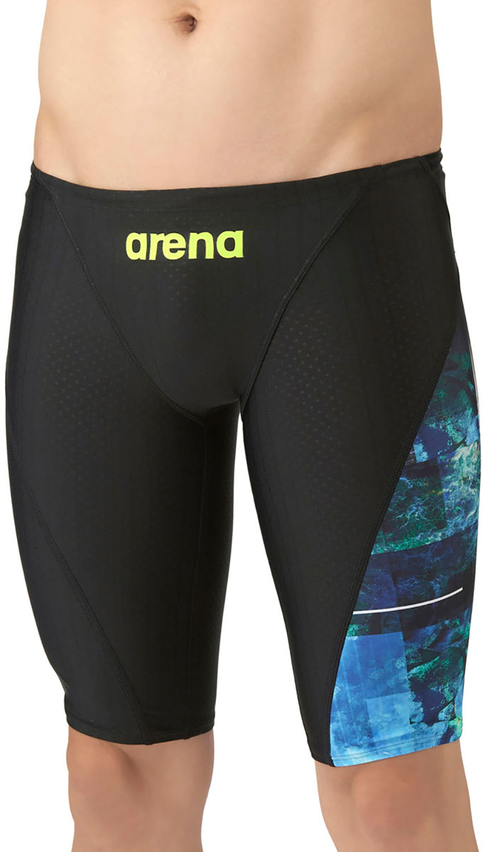 【メール便OK】2025FW ARENA(アリーナ) メンズ 競泳水着 レーシングスパッツ ハーフレッグ WA承認モデル AS5FRC57M