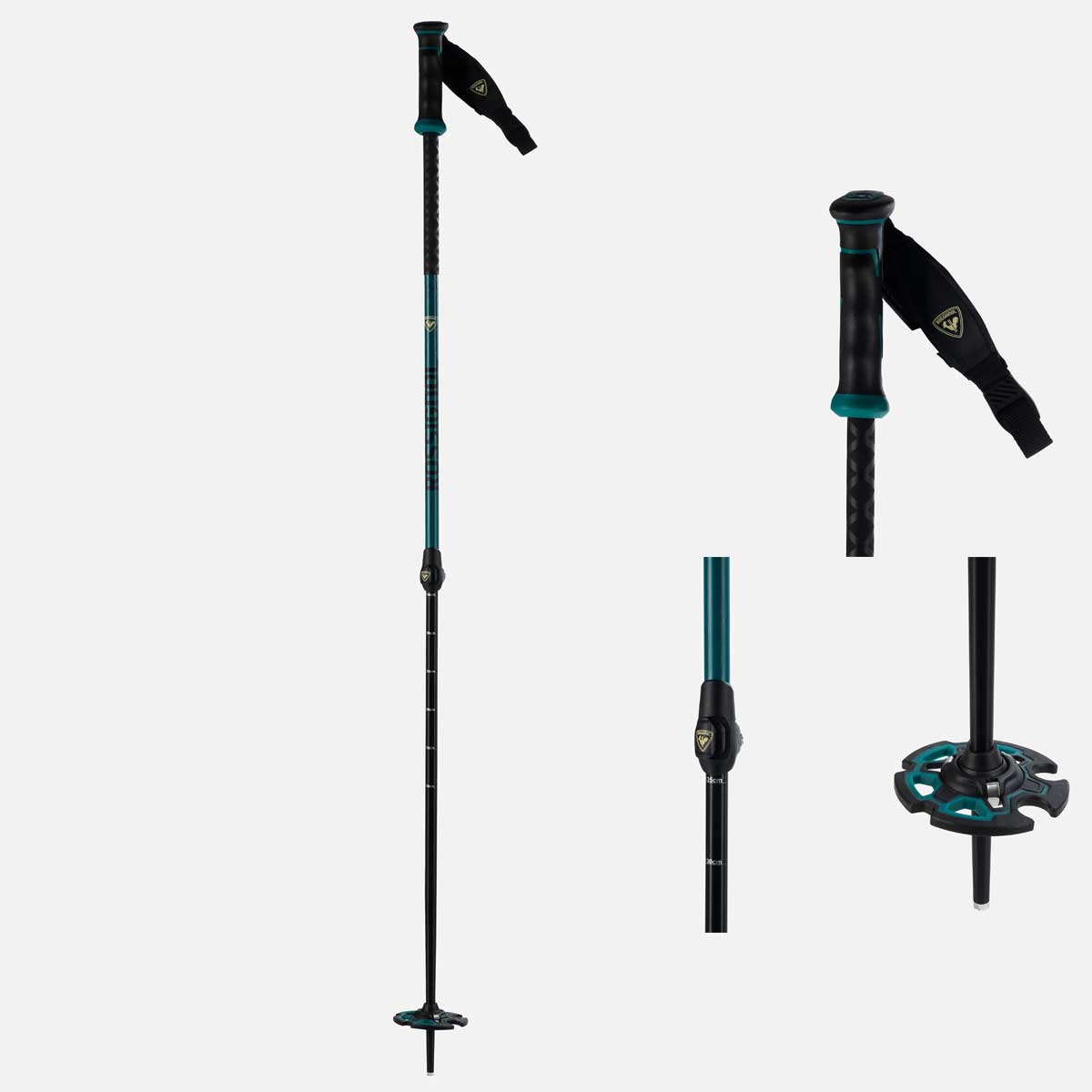 ロシニョール ROSSIGNOL ESCAPER TELESCOPIC SAFETY スキーポール 伸縮ポール バックカント RDL3040|スポーツネットさっぽろ