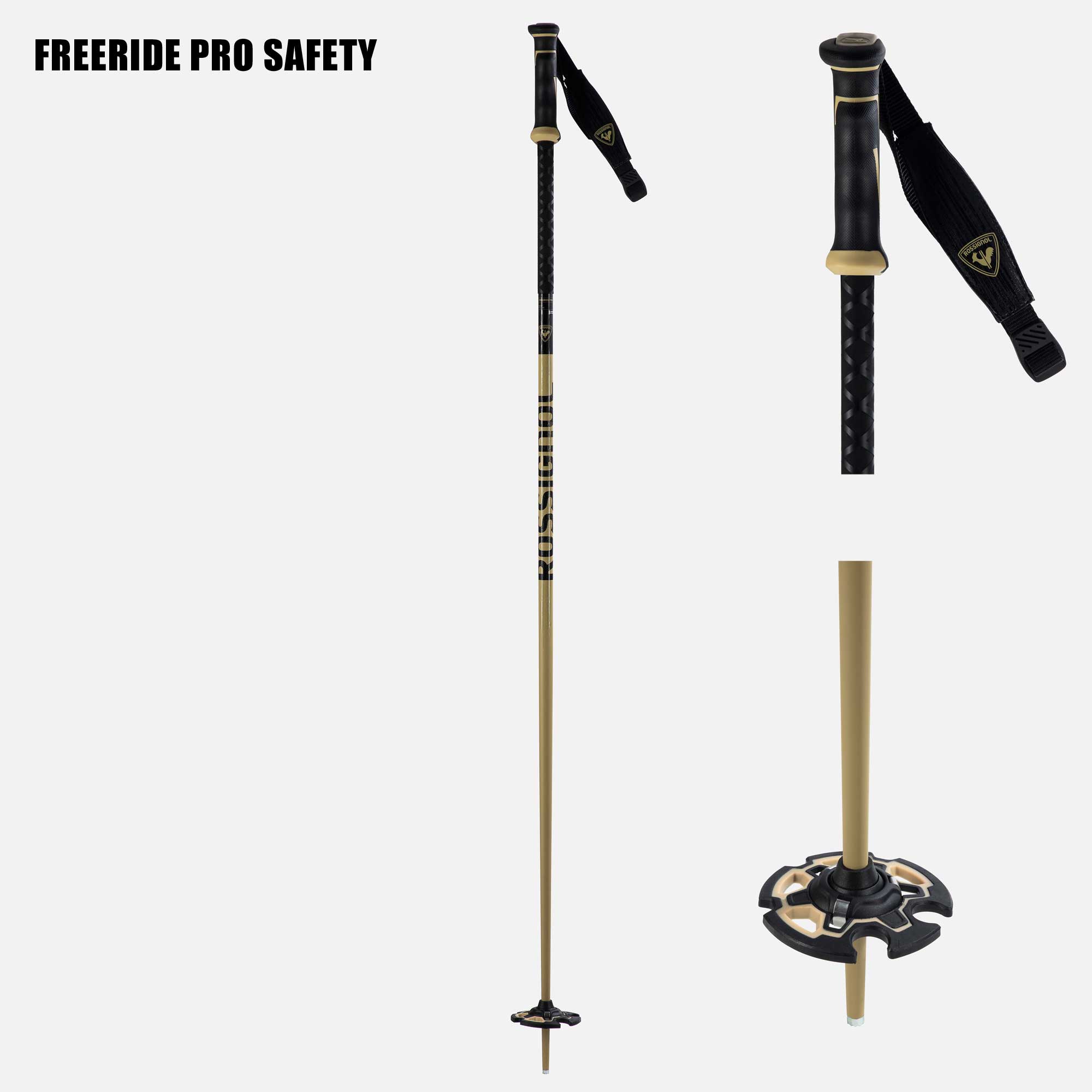 ROSSIGNOL(ロシニョール) FREERIDE PRO SAFETY フリーライド スキーポール アルミポール RDL3050｜スポーツネットさっぽろ 9,235円