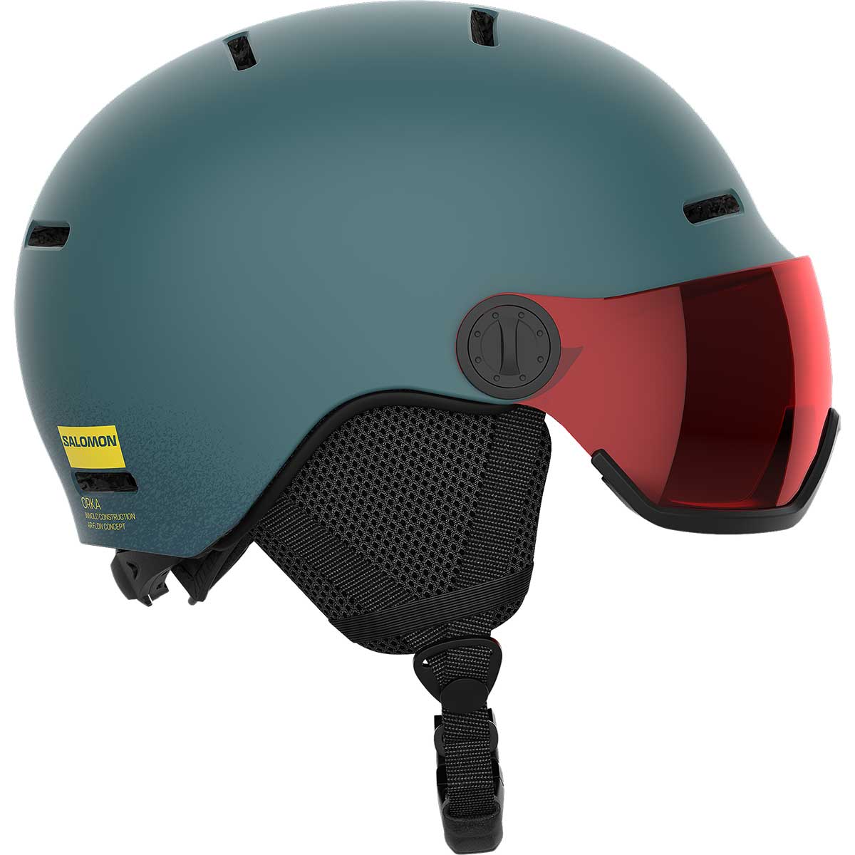 SALOMON(サロモン) ORKA VISOR キッズ ジュニア スノーヘルメット バイザー付き L47300800