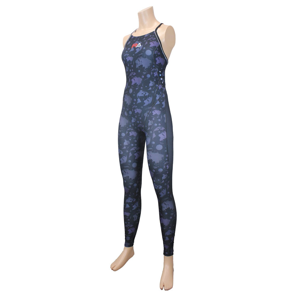 【メール便OK】RA（アールエー） レディース Xバック フルレングススパッツ 競泳トレーニング水着 水泳 RA524-LSERTH