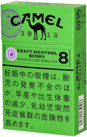 10packs Camel Craft Menthol Berry Capsules 8 Box　キャメル・クラフト・メンソール・ベリーカプセル・8・ボックス　海外販売用商品,　 international delivery available
