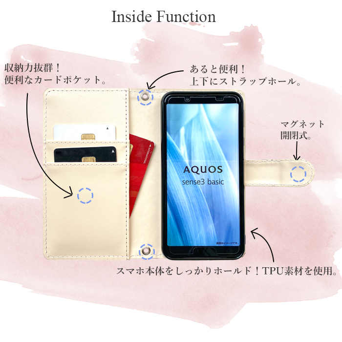 Rakuten Aquos Phone Zeta Sh 01f 手帳型 スマホケース Disney Mobile On Docomo Sh 05f ケース Sh01f Sh05f ハンドあり 本革 イタリアンアート 手帳型ケース カバー Sh 01fケース Sh 01fカバー Sh 05fケース アクオス ディズニーモバイル スマホカバー レザー