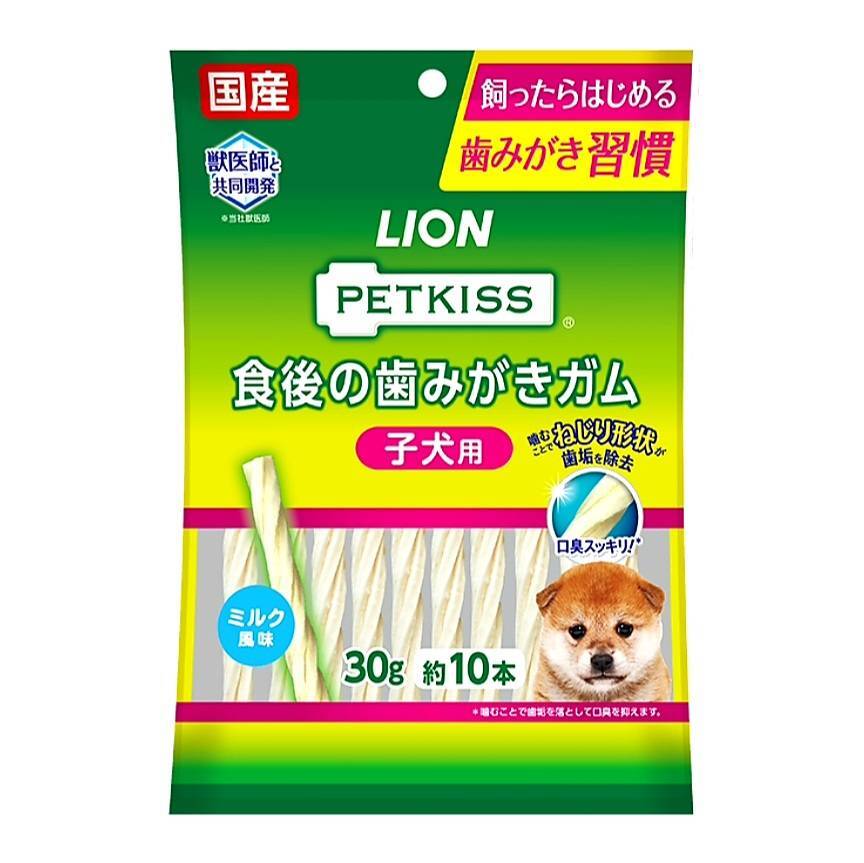 【楽天市場】ペットキッス 食後の歯みがきガム 子犬用 10本入り：So-netmoソネトモ