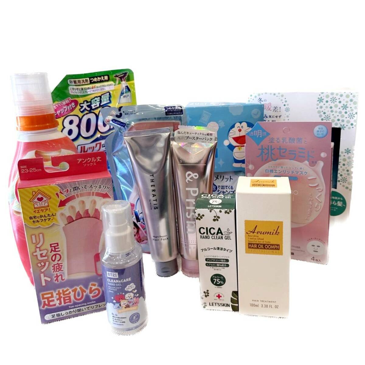 売る歯磨き粉、シャンプー、洗剤 柔軟剤