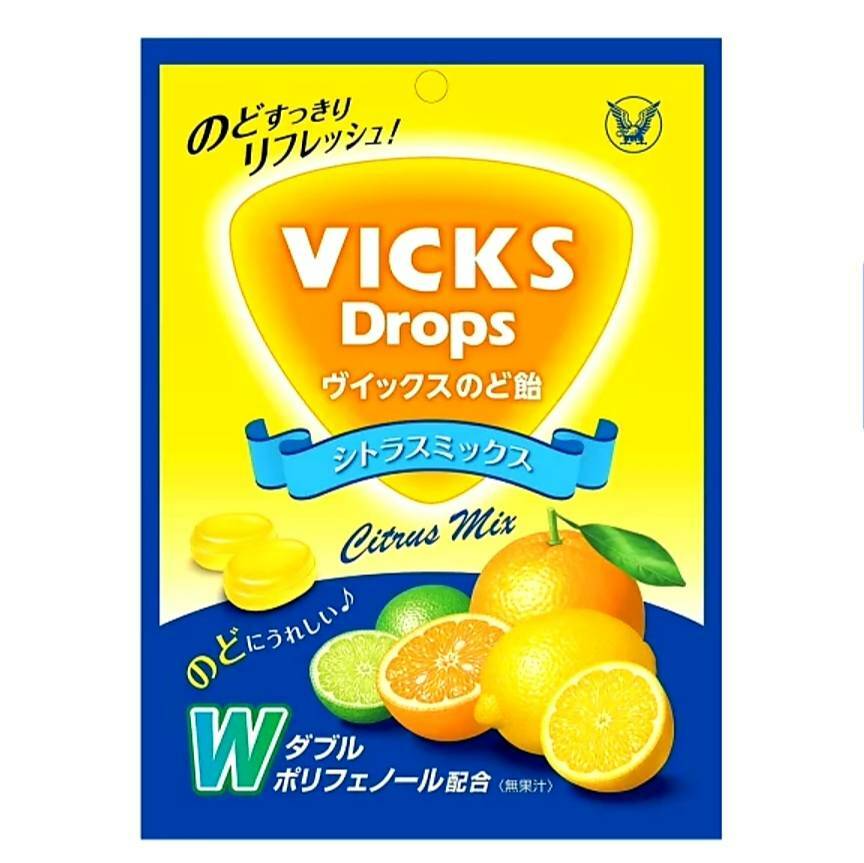 ヴィックスドロップ　のど飴　レモン　オレンジ　巨峰　抹茶　10箱