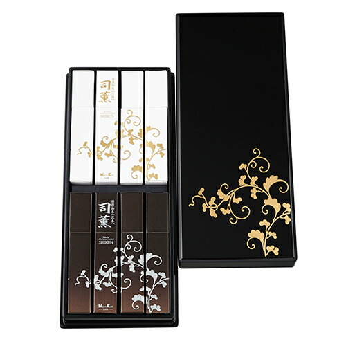 進物 日本香堂 司薫 二種香(白檀・沈香)8箱入送料無料 白檀 沈香 微煙香 お供え お仏壇 お墓 墓参り 自宅用 普段使い ギフト 進物用 贈答用 喪中見舞い お悔やみ お盆 初盆 新盆 お彼岸 法事 法要|仏壇・仏具の素心