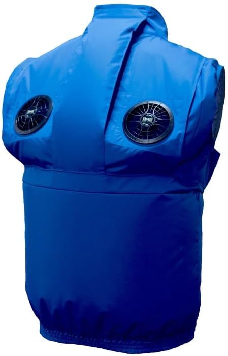 エイコー EIKO 空調設備服 EK3735 青味 (大きさ5L) ポリエステル 限りない タチエリ エレファン 服のみ 途轍も無い大きさ 御勤め着 UVはね除ける 一心不乱症止めること 空調設備御勤め服