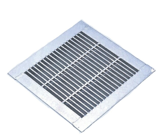 グレーチング 溜桝 升 蓋 ます穴600粍用 四面唾液付 所せまい ためます用 4LH-32-60 耐荷重 T-2用 溜枡用 溝上蓋 竪どい フタ イズミ
