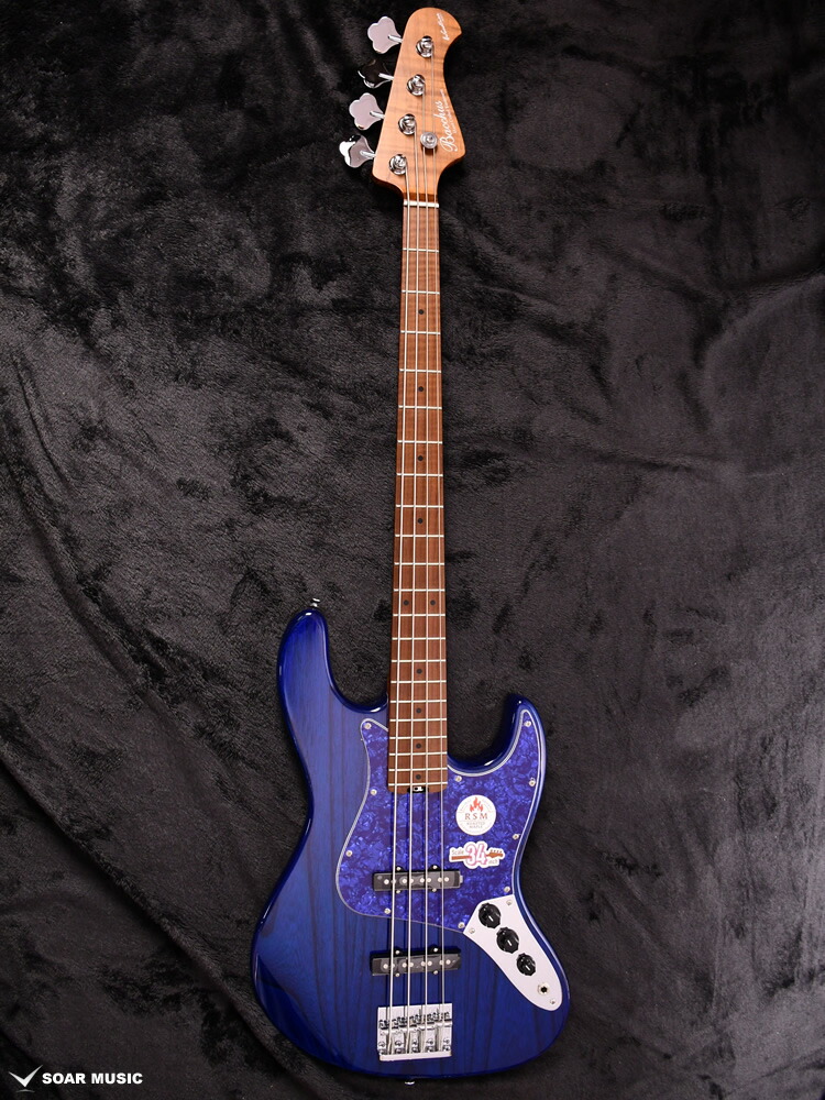 Bacchus エレキベース ライトブルー 楽天市場】Bacchus バッカス エレキベース 5弦ベース WL5-ASH/RSM STB