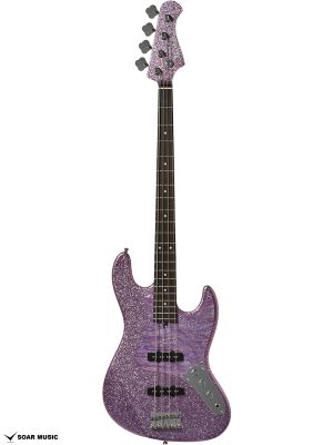 Bacchus WJB-600SP RSM/R SP-VPL-MH (Sparkling Violet Purple Matching Headstock) ユニバースシリーズ ジャズベースタイプ パープル バッカス エレキベース｜SOAR MUSIC