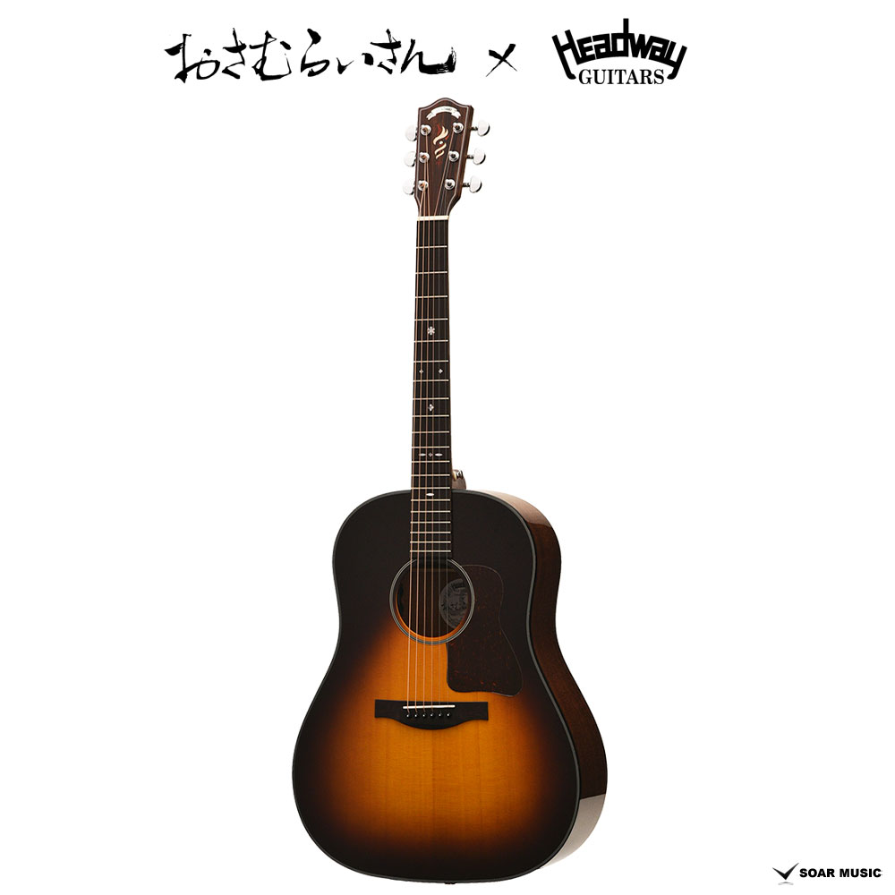 楽天市場】Headway ヘッドウェイ HM-OSAMURAISAN T-BLK ミニギター 