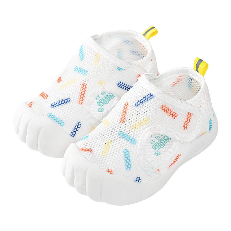 サンダル ベビー 男女兼用 ファーストシューズ 学歩靴 メッシュ 通気性 滑り止め ソフトソール 0歳 1歳 2歳 赤ちゃん 夏 マジックテープ つま先保護 普段使い お出かけ