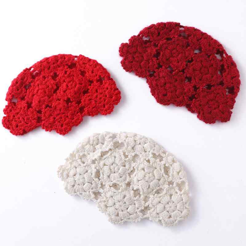 編み物帽 レディース カシミール 手編み かぎ針編み スピード競技 御花画題 透かし柄 防寒 情の籠もった 歳月冬 雅びやか 心地よい 普段使い走り 御前上等感