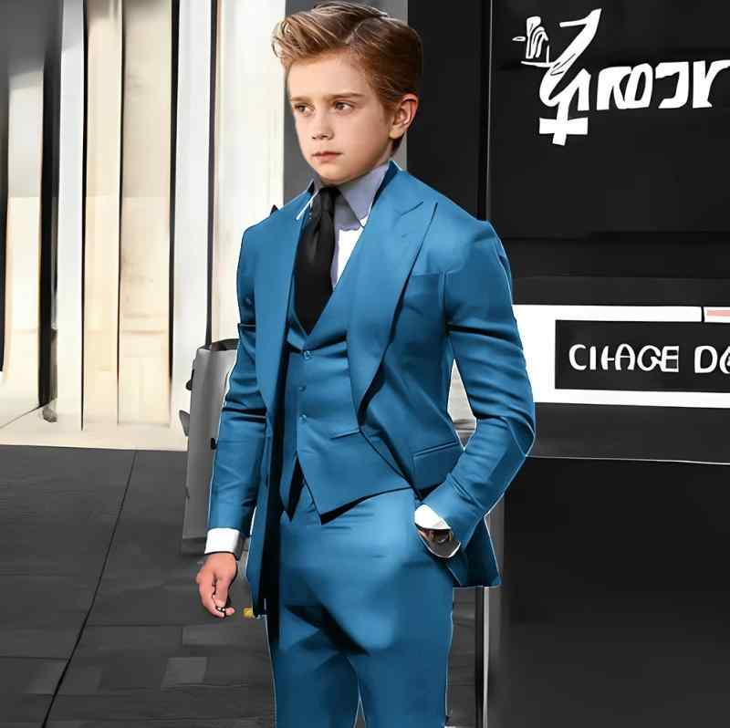 フォーマルスーツ キッズ 御坊っちゃん 御坊っちゃん スリー天下太平 華燭の典 お花男の子 告げ知らせる会 かき鳴らす会 一こまお召しもの 今めかしい 御膳上等感 ポリエステル混紡 ブリティッシュスタイル キッズ・ベビー・マタニティ-ドレス-キッズファッション