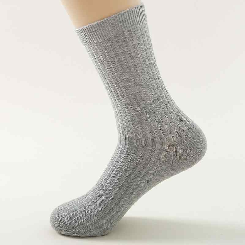 靴下 男女兼用 精紡メリノウール 羊毛 保温 あったか 一体成型 ミドル丈 無地 ベーシック カジュアル 普段使い 女性用 ルーズソックス 子供用 の商品写真