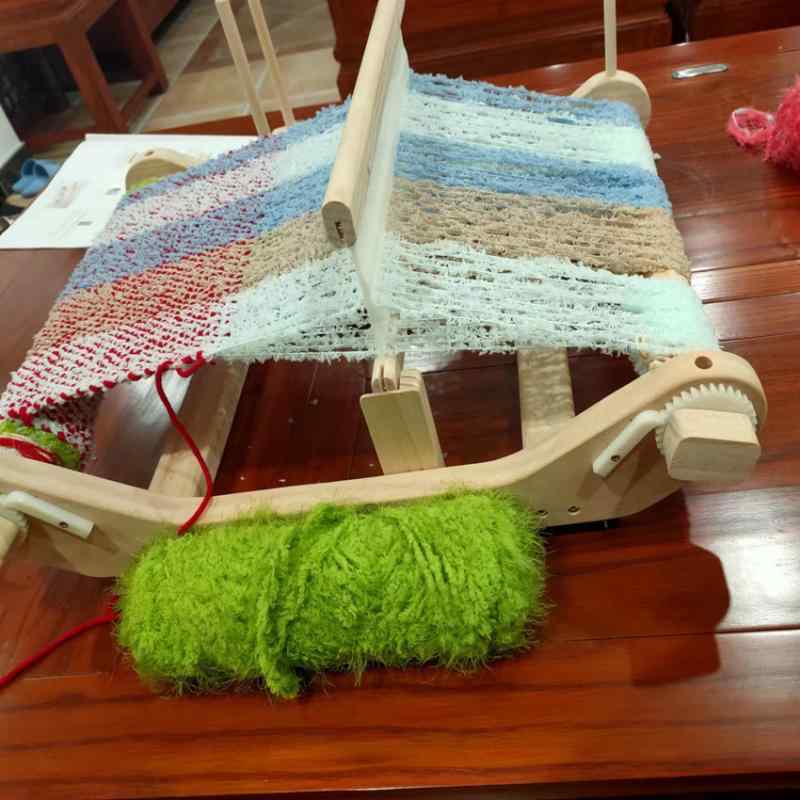 手芸用品 織り機 DIY 無垢材 多機能 家庭用 ナチュラルウッド 卓上 手織り 紡ぎ車 ホビー タペストリー制作 糸紡ぎ 毛糸 ハンドメイド クラフトキット 趣味 大人向け 4,464円
