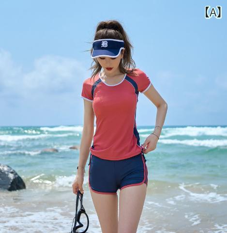水着 レディース 女性用 セパレート ツーピース 体型カバー お腹カバー 露出控えめ 着痩せ スタイルアップ 大きいサイズ プラスサイズ ママ スポーツ 温泉 おしゃれ スタイリッシュ