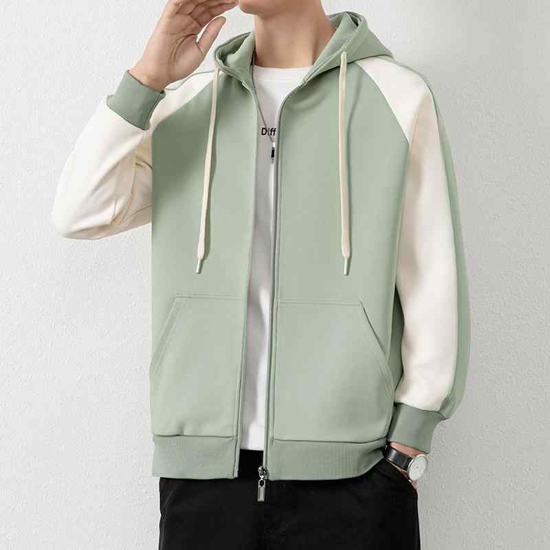 パーカー メンズ ジップアップ フード付き スウェット ブルゾン 春秋 ゆったり ビッグシルエット カジュアル ストリートファッション ペアコーデ 普段使い 撥水 防風 吸湿速乾 ポリエステル