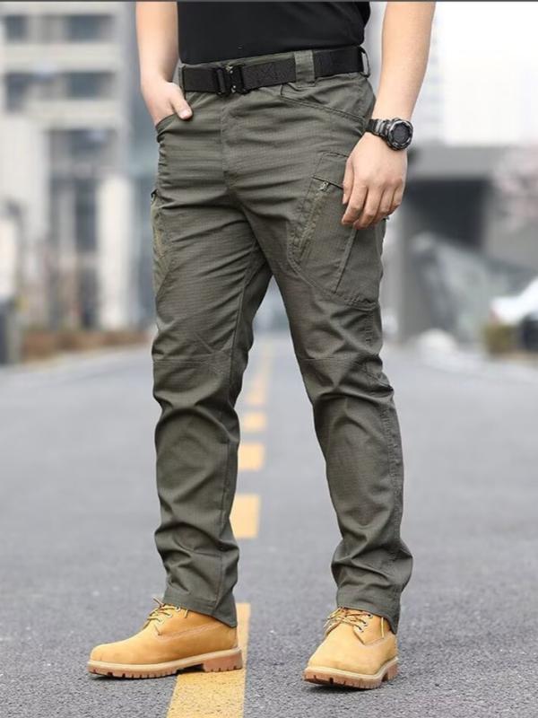 カジュアルパンツ メンズ 男性用 テーパード ロングパンツ 釣り フィッシング タクティカル ワークパンツ カーゴパンツ トレーニング 通勤 耐摩耗性 リップストップ 高色堅牢度 綿混紡 多ポケット アウトドア 登山 ハイキング 秋冬