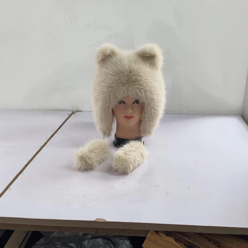 帽子 レディース クマ耳 かわいい もこもこ ボア 耳当て付き イヤーフラップ 厚手 防寒 保温 暖かい 冬用 秋冬 アウトドア レジャー 普段使い