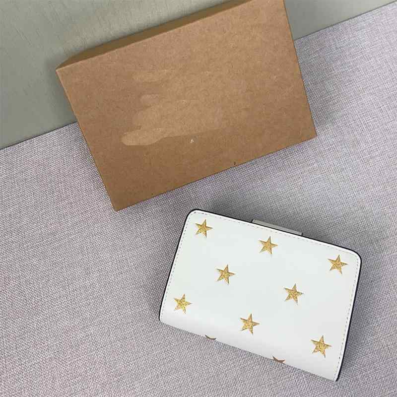 金入れ レディース  二つ折り パウダーコンパクト 星柄 刷り上げる 羅針盤引っ掛かり 歌留多容れもの 釣り銭入れ コインケース ミニ金入れ 軽さ 納める 愛くるしい 今めかしい 通い 通学