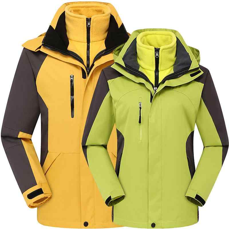 アウトドアジャケット 男女兼用 3WAY 防風 防水 通気性 保暖 登山服 取り外し可能 フリースライナー付き フード付き マウンテンパーカー ウィンドブレーカー 秋冬 キャンプ 旅行｜ふんわり暮らし鞄店