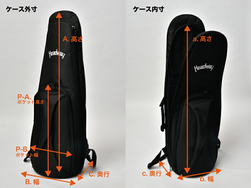 海外輸入 テナーサイズ用 ウクレレ用ケース Headway ヘッドウェイ バッグ DC-UT100 HW fucoa.cl