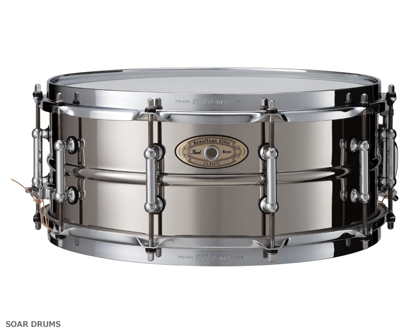 Pearl パール 14x5.75インチ コンサートスネアドラム SensiTone Elite Classic センシトーン・エリート クラシック STE14575BRC｜SOAR SOUND