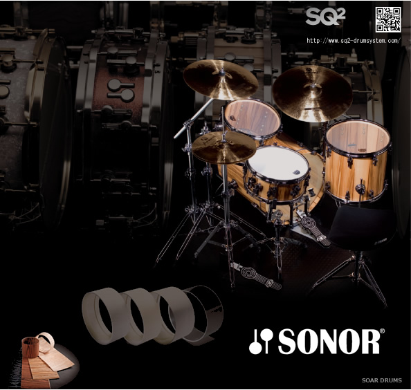 Soar Sound Drum Set Full Custom Tailoring Reception Desk Sonor