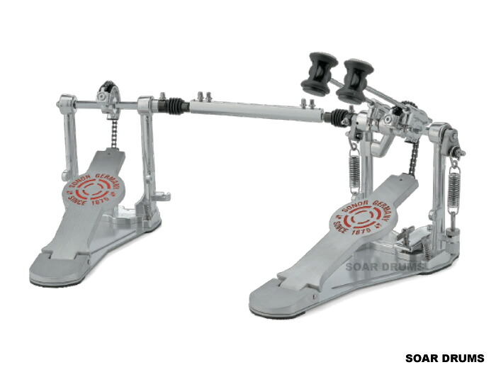 SONOR ソナー ツインペダル 2000シリーズ ダブルペダル シングルチェーン ケース付き SN-DP2000S
