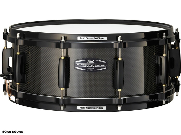 Pearl パール 14" x 5.5" カーボンプライメイプル スネアドラム CMN1455S/B スネア カーボン|SOAR SOUND