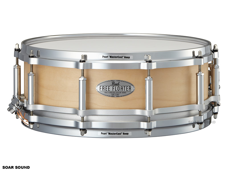 Pearl パール 14 x 5 インチ Free Floating フリーフローティング FTMM1450 スネアドラム スネア 6プライ メイプル  | SOAR SOUND