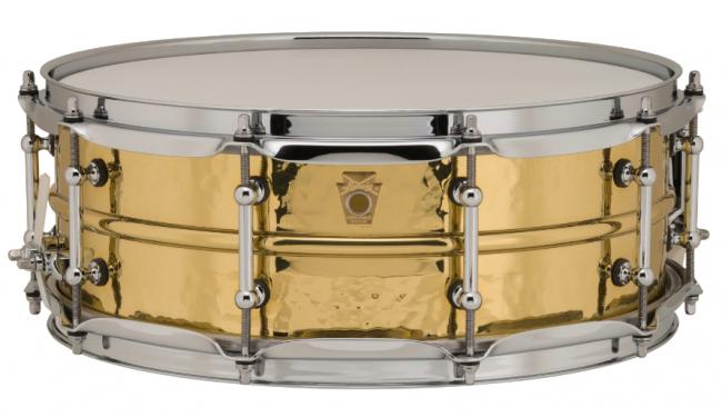 Ludwig ラディック スネアドラム 5"x14" ハンマード仕上げ Brass ブラスシェル LB420BKT 小太鼓｜SOAR SOUND