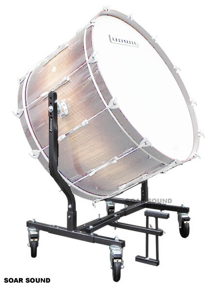 はらっちページ。 黒い大太鼓 スタンド付き 楽天市場】Ludwig ラディック コンサート バスドラム用スタンド