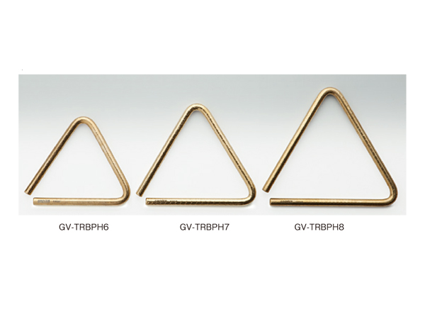 Grover Pro Percussion GV-TRBPH8 Bronze Pro Hammered Triangles