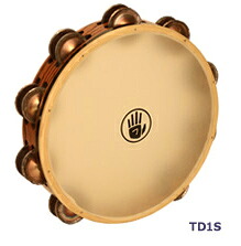 タンブリン Black Swamp Percussion サウンドアート・シンセティックヘッドシリーズ 10インチ　ダブル・ロウ TD1S クローム / ブラックスワンプパーカッション タンバリン